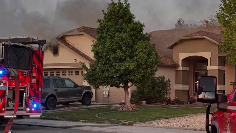 There was a fire in Lyon County in the evening of Thursday, May 8.