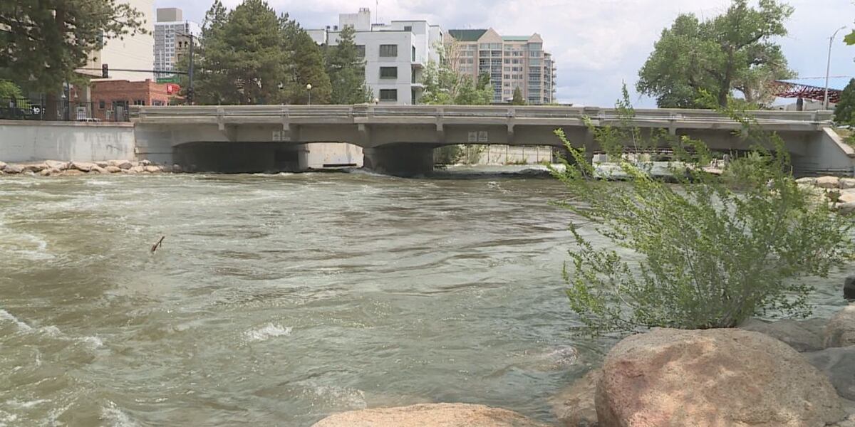With the river running high, Reno’s bridges are inspected