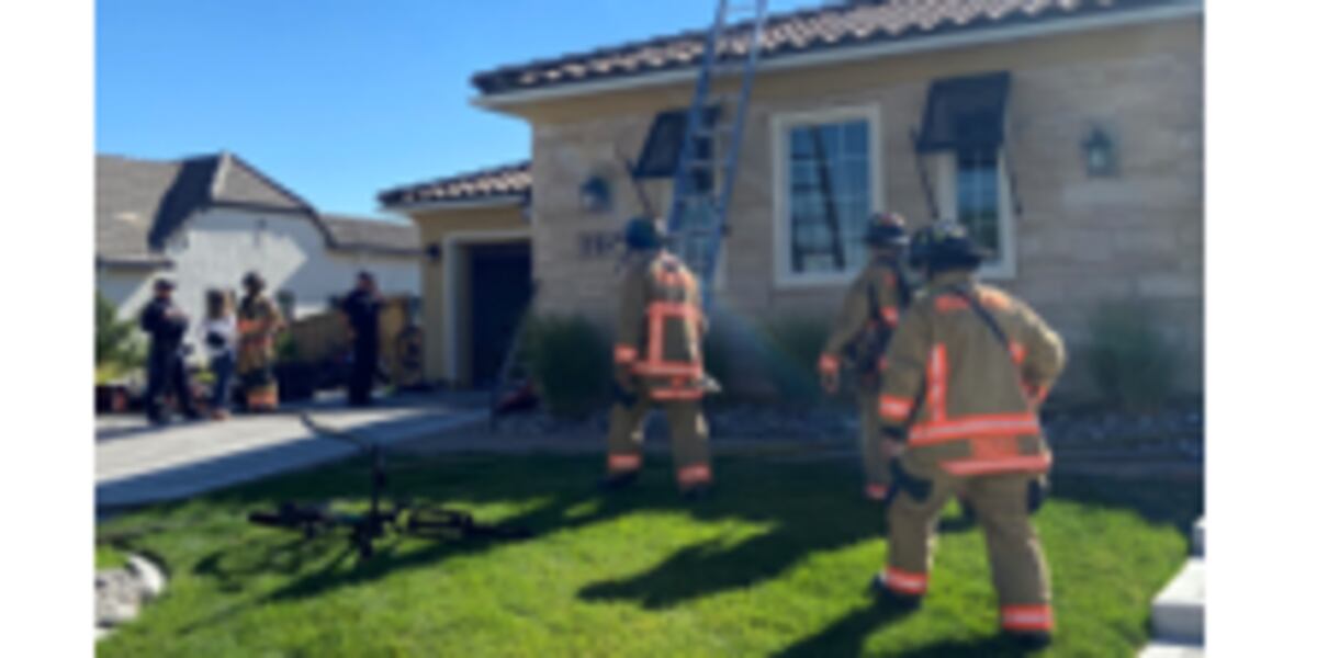 Crews investigate garage fire in Reno