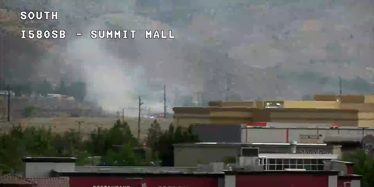 Crews battling vegetation fire in south Reno