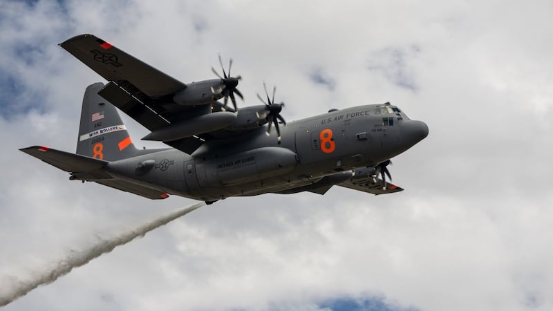 The C-130 will head to Oregon to support firefighting operations