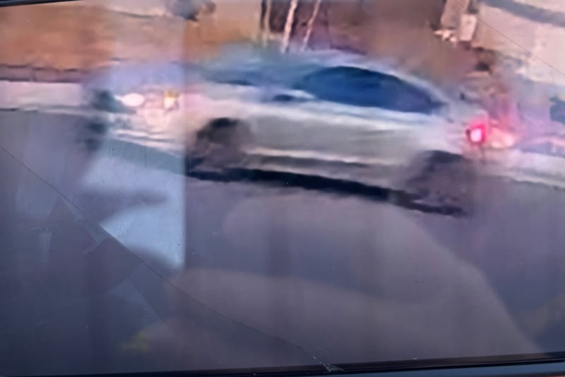 Police are looking for this car in connection with the shots fired incident