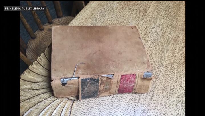 Book overdue by nearly 100 years returned to library