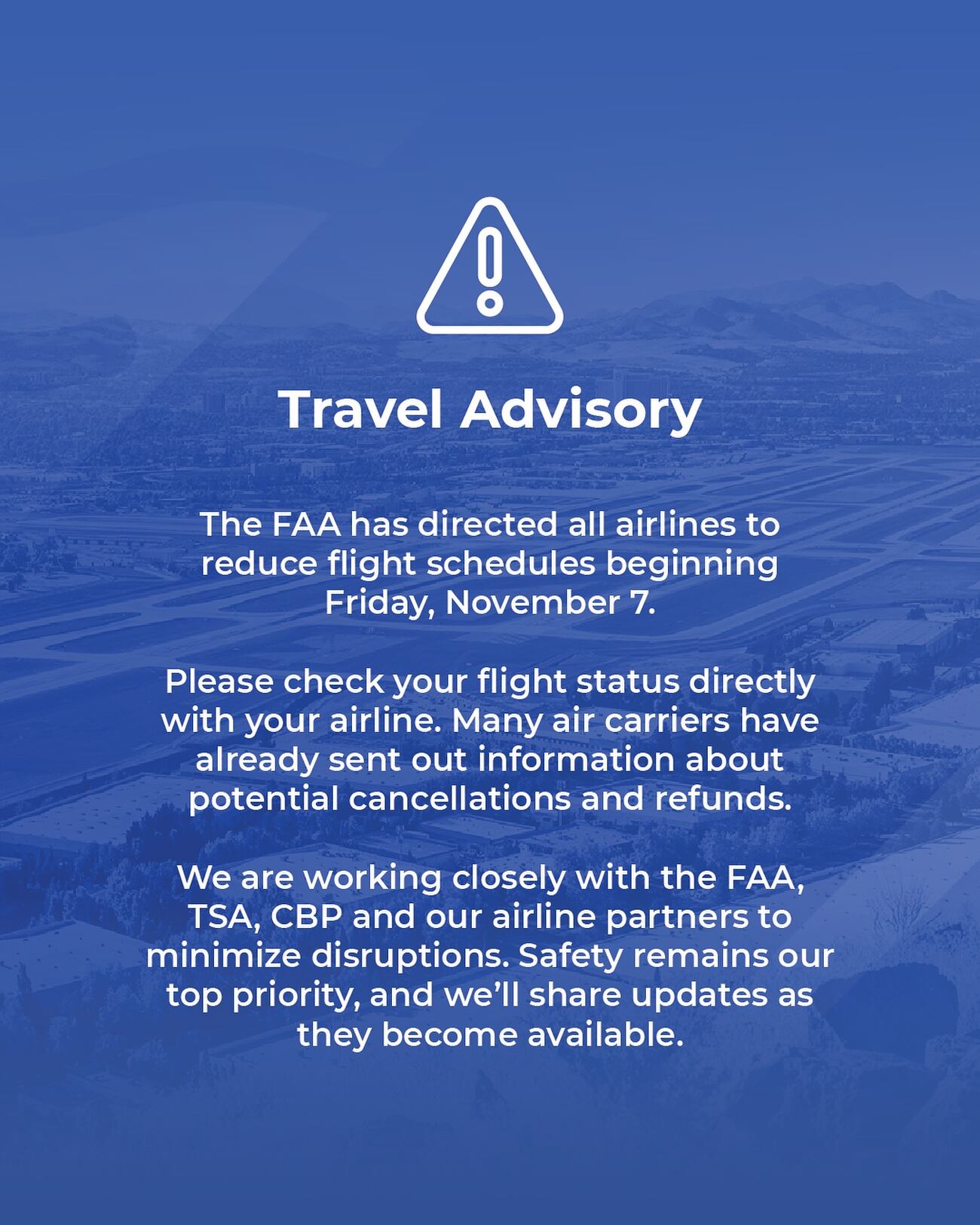Reno airport will experience ripple effect from flight reductions at ...