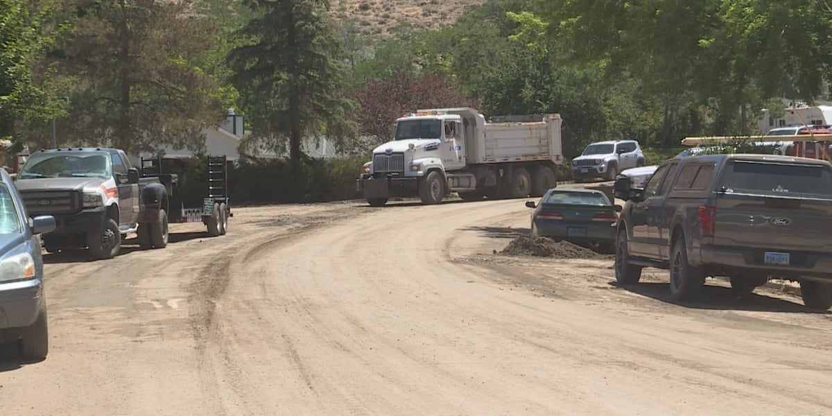 Hidden Valley residents clean up after flash flooding, mud and debris damage about 100 homes