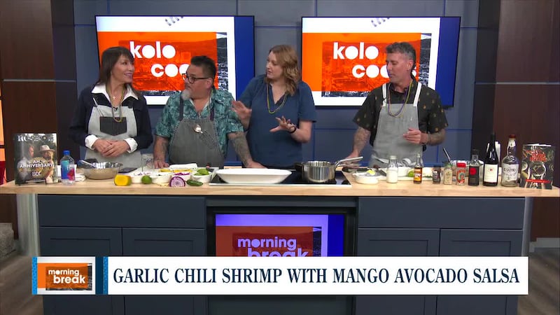 KOLO Cooks_Garlic chili shrimp