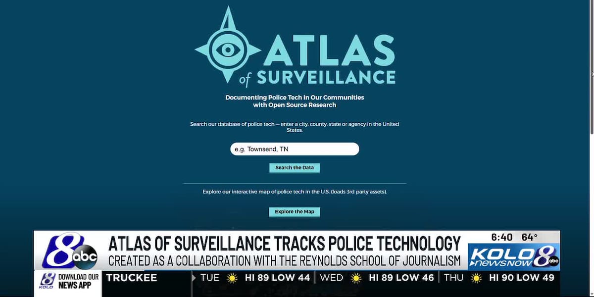 University of Nevada Reno students help build a national database tracking police surveillance technology