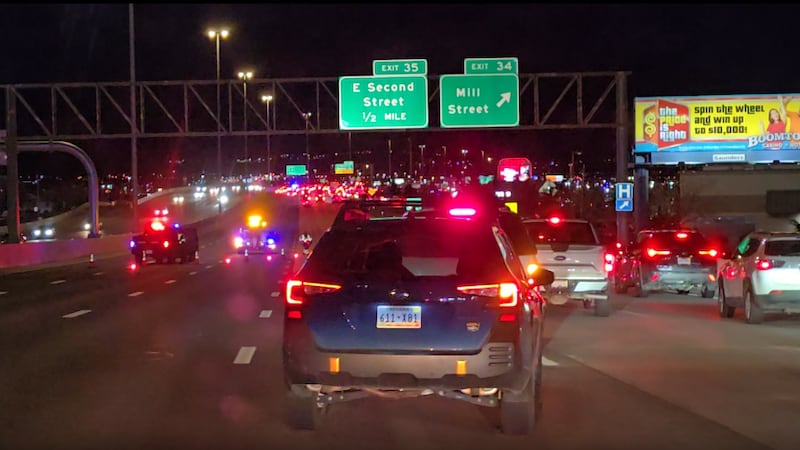 Traffic being diverted on northbound I-580