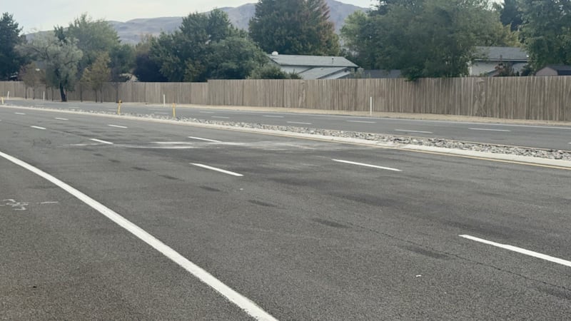A look at McCarran Blvd. near Rio Poco Rd. on the morning of Saturday Sep. 26