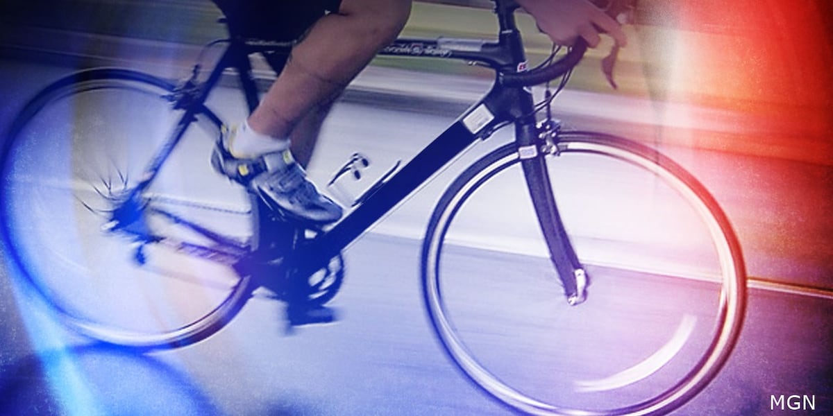 Child hospitalized after crash on bicycle
