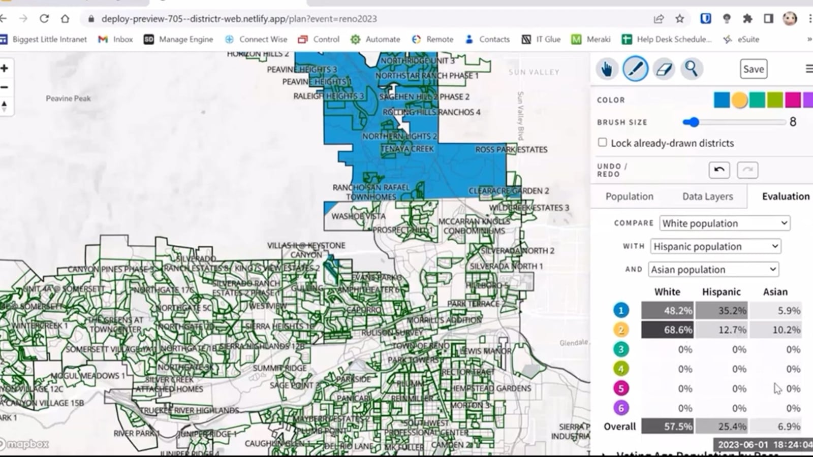 Suggest ward boundaries as city of Reno redraws ward maps