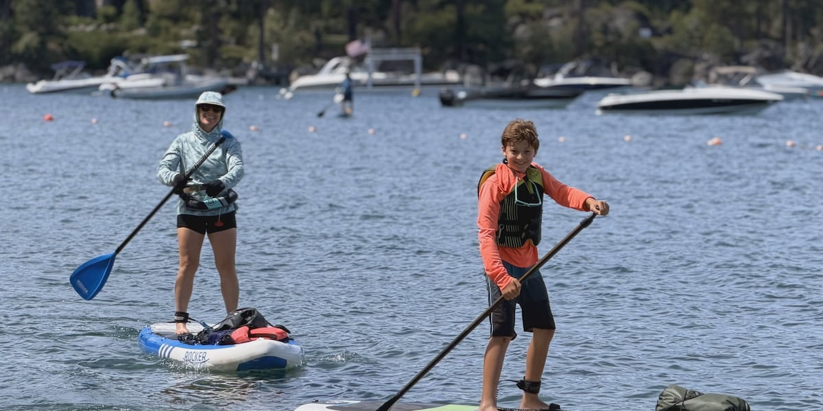11-year-old completes 72-mile paddleboard journey around Lake Tahoe