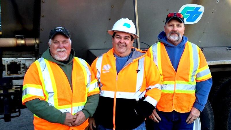 Caltrans Leader Caltrans honor three workers who rescued driver from icy Sierra stream
