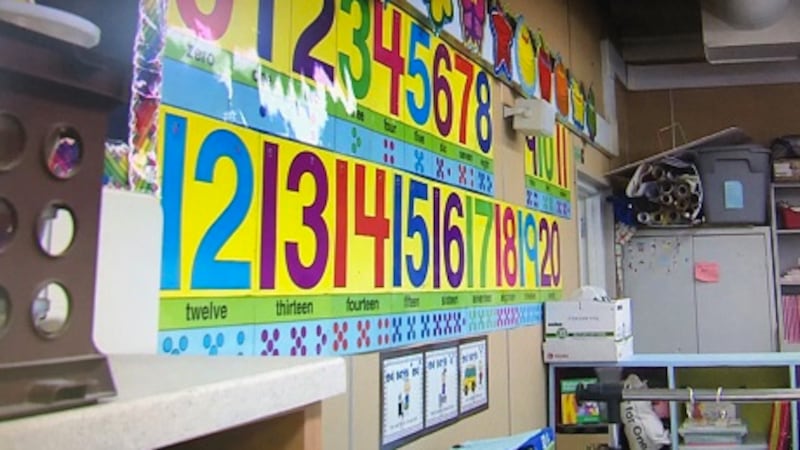 A kindergarten classroom