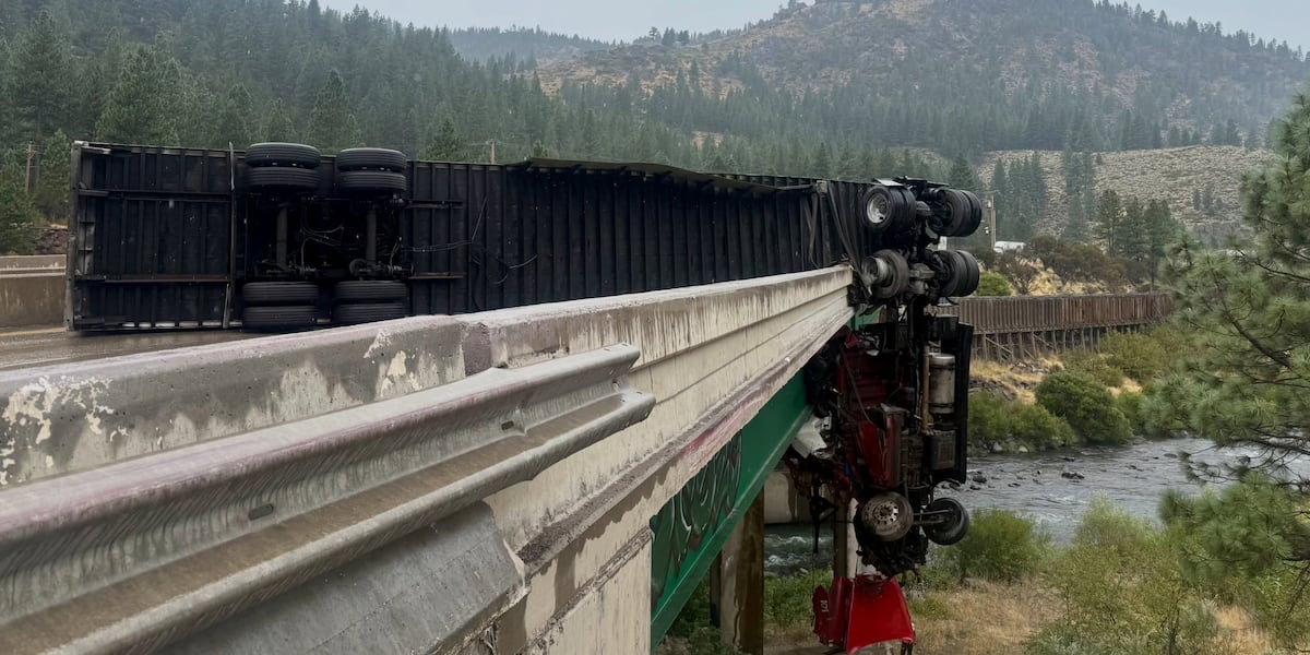 Eastbound I-80 closed after big rig crash
