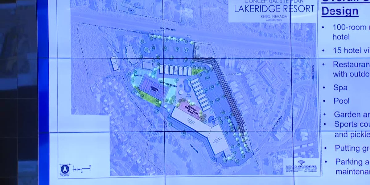 Golf Course Map Reno Reno City Council approves controversial Lakeridge Golf Course rezoning