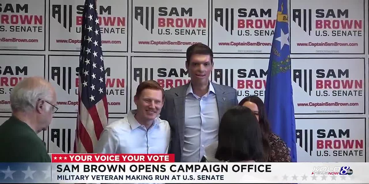 Sam Brown launches Reno campaign office