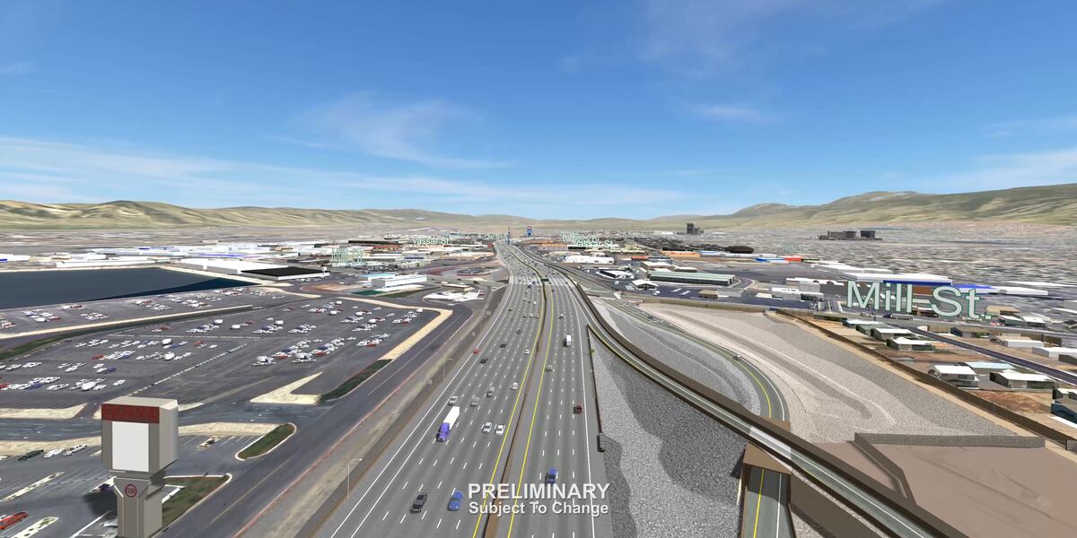 New freeway ramps at Second and Mill streets near completion