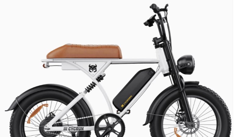 The Fallon Police Department is looking for a stolen white CyRun that looks like this one.