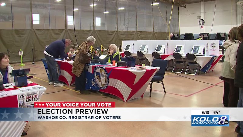 The Washoe County Registrar of Voters provides a summary of early voting turnout and informs...
