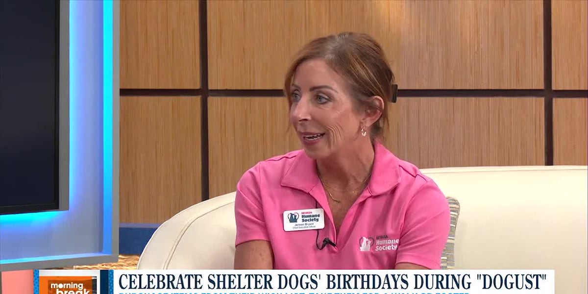Nevada Humane Society celebrate shelter pets birthdays for "DOGust"