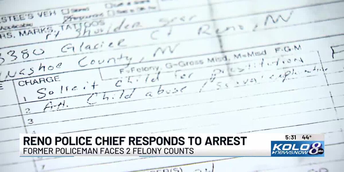 Tom Horrell Reno Reno Police Chief reacts to the arrest of former deputy chief Tom Robinson