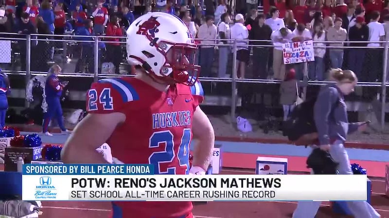PLAYER OF THE WEEK: Reno's Jackson Mathews