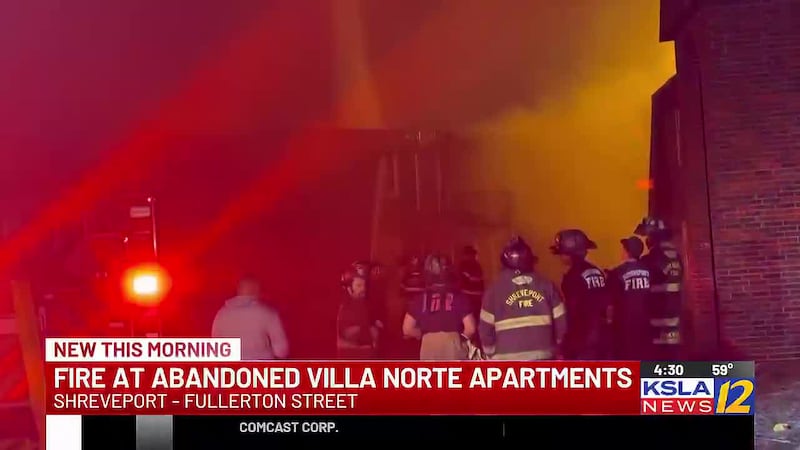 The abandoned apartments have had a history of fires since their closure in 2024.